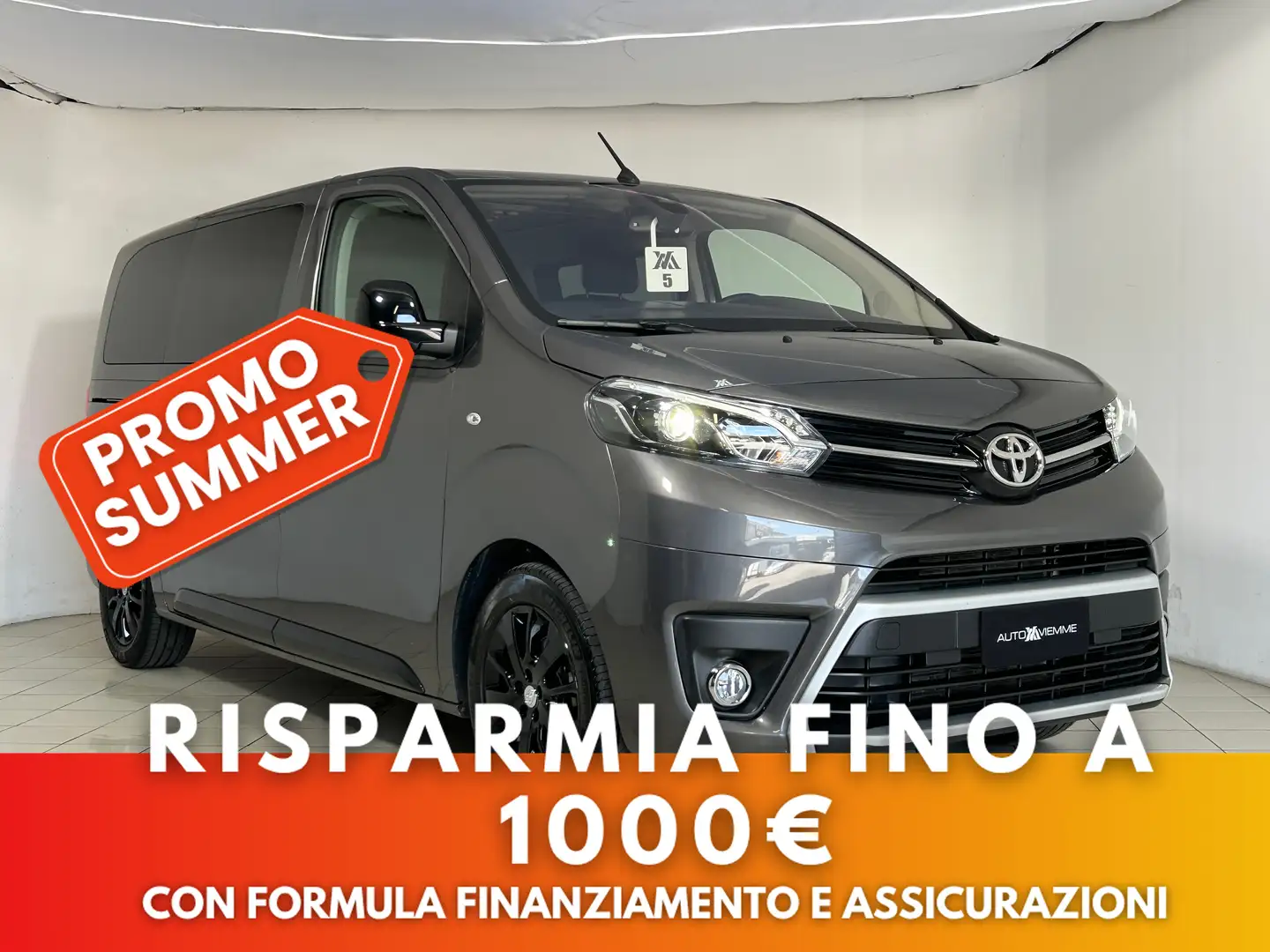 Toyota Proace City verso Black Edition 8 posti Gris - 1