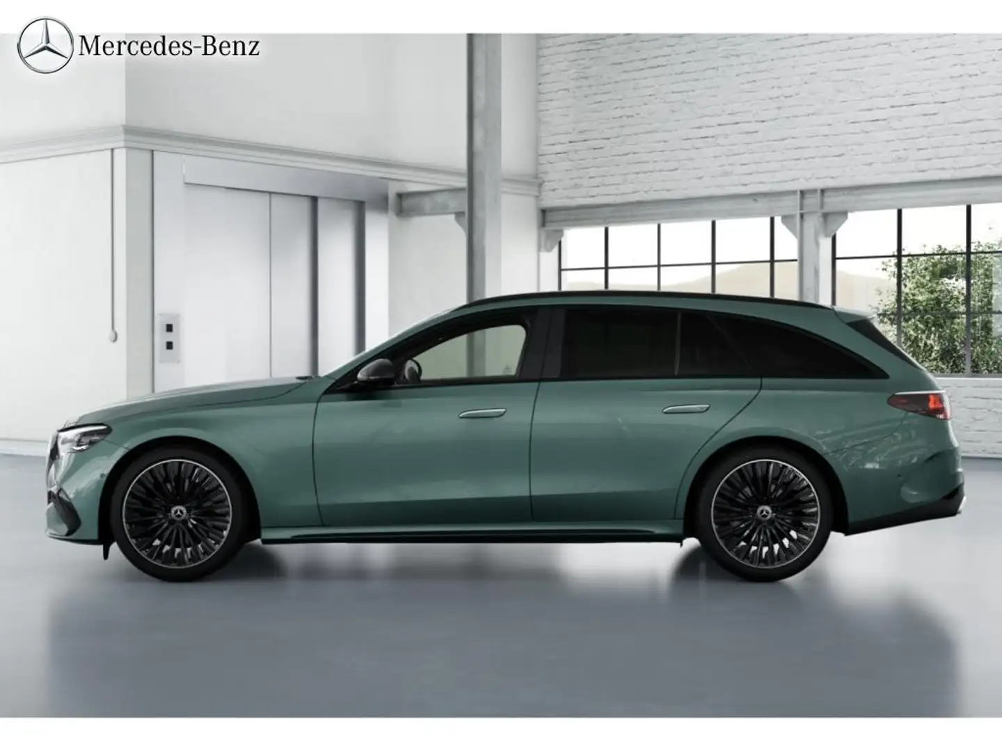 Mercedes-Benz E 220 d T AMG MBUX+360°+DIG-LED+Pano+AHK+Standhz Silber - 2