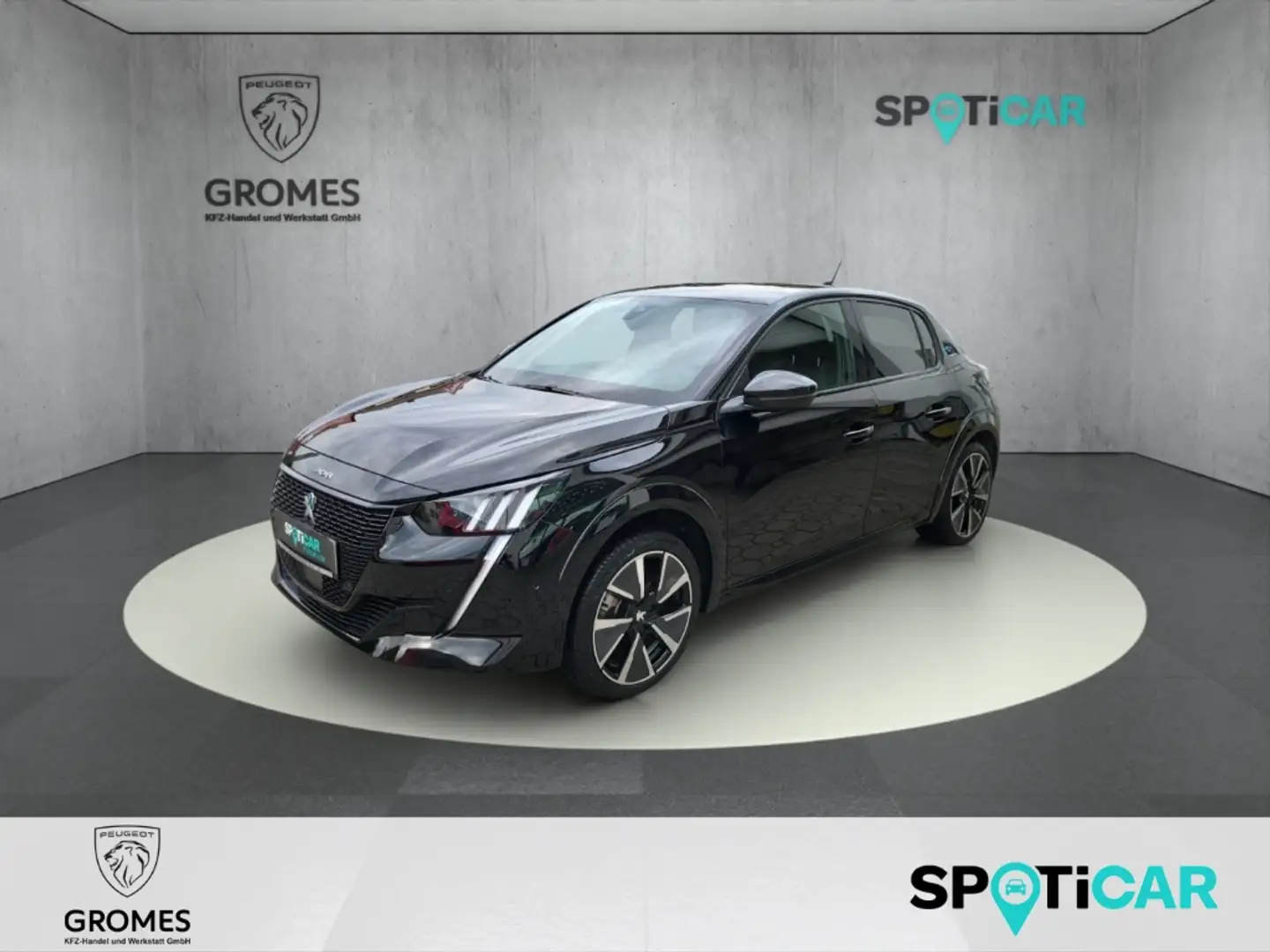 Peugeot 208 e- GT ELEKTRO 136 Navi LED Apple CarPlay Android A Zwart - 1