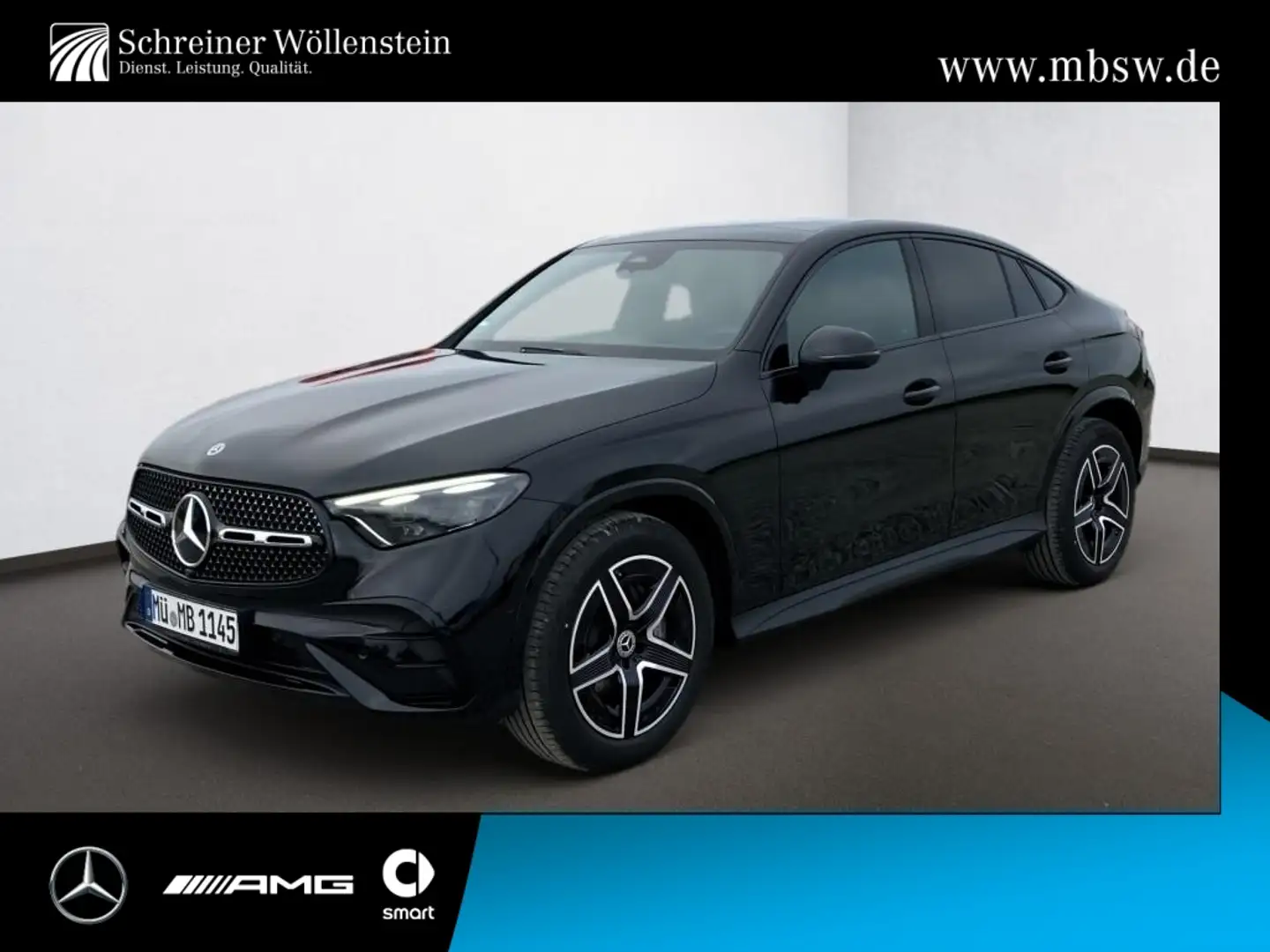 Mercedes-Benz GLC 300 d 4m C AMG*Night*AHK*Pano*Dig-Light*360° Schwarz - 1
