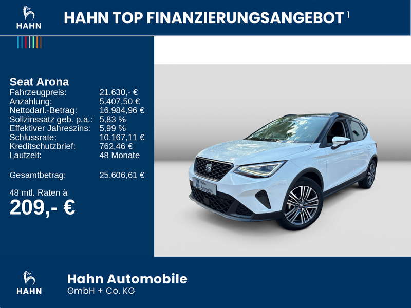 SEAT Arona 1.0TSI DSG Style LED ACC PDC DAB Sitzh — photo 2