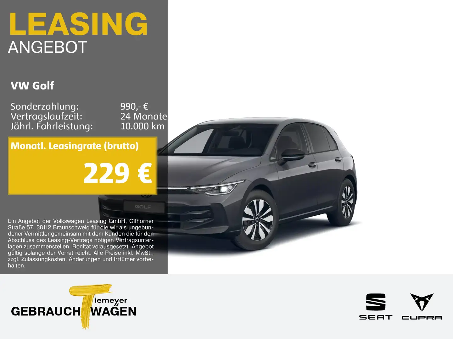 Volkswagen Golf 2.0 TDI DSG GOAL LED+ ASSIST AHK KAMERA Grau - 1