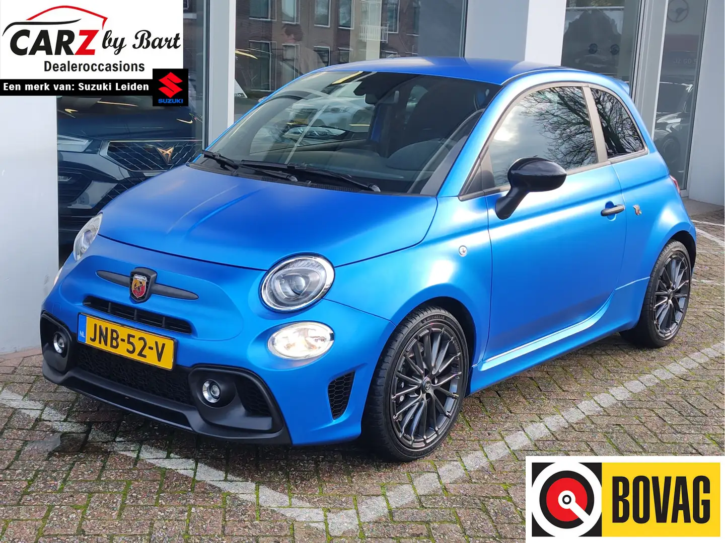 Abarth 695 1.4 T-JET 180PK PACK CITY Monza | Sabelt stoelen | Blauw - 1