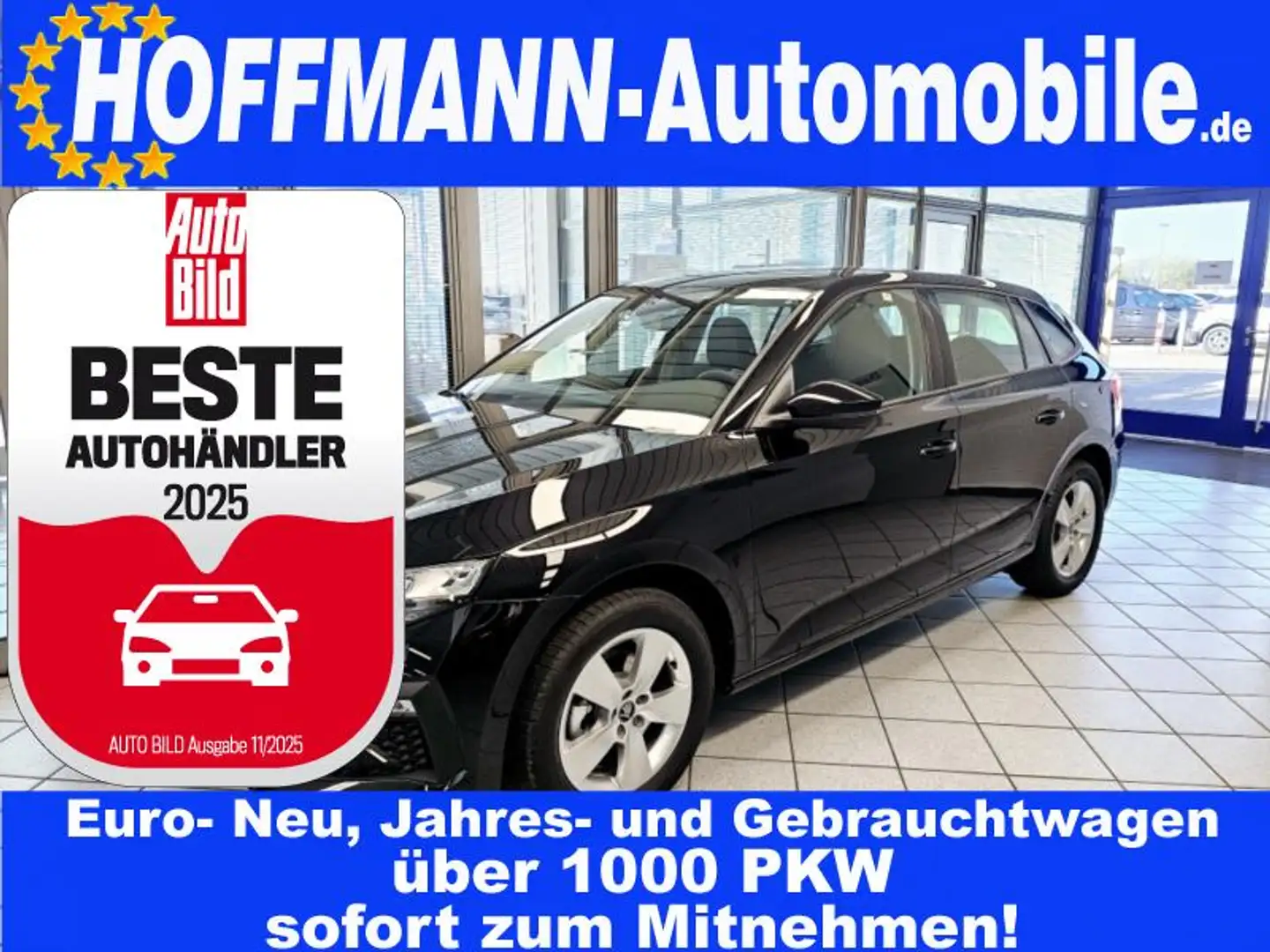 Skoda Scala Selection AHK,Sitzhzg,LED,Kamera,Climatr. Zwart - 1