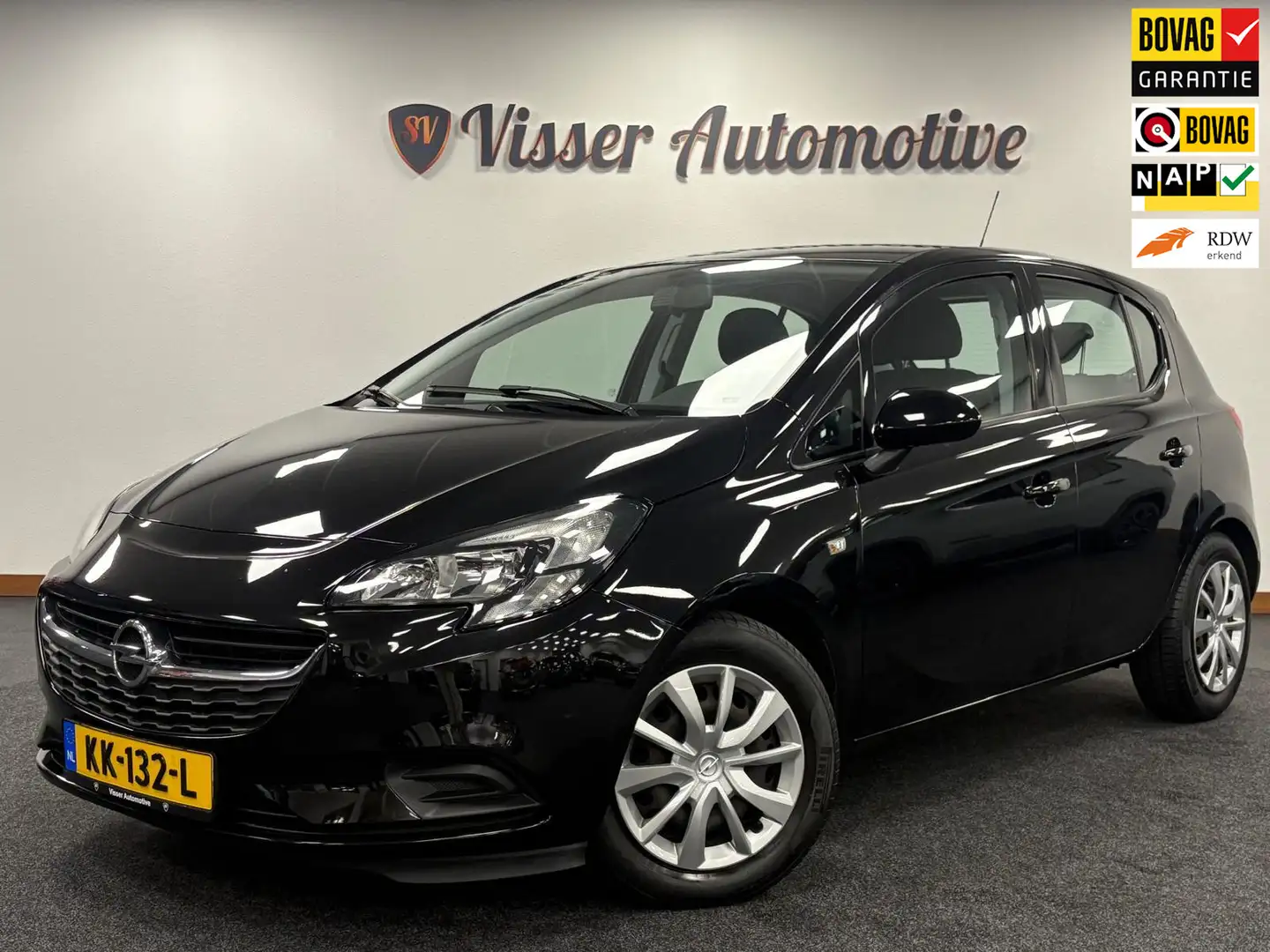 Opel Corsa 1.4 Edition*NAP*Nationale Auto Pas*Airco*90.699km* Zwart - 1