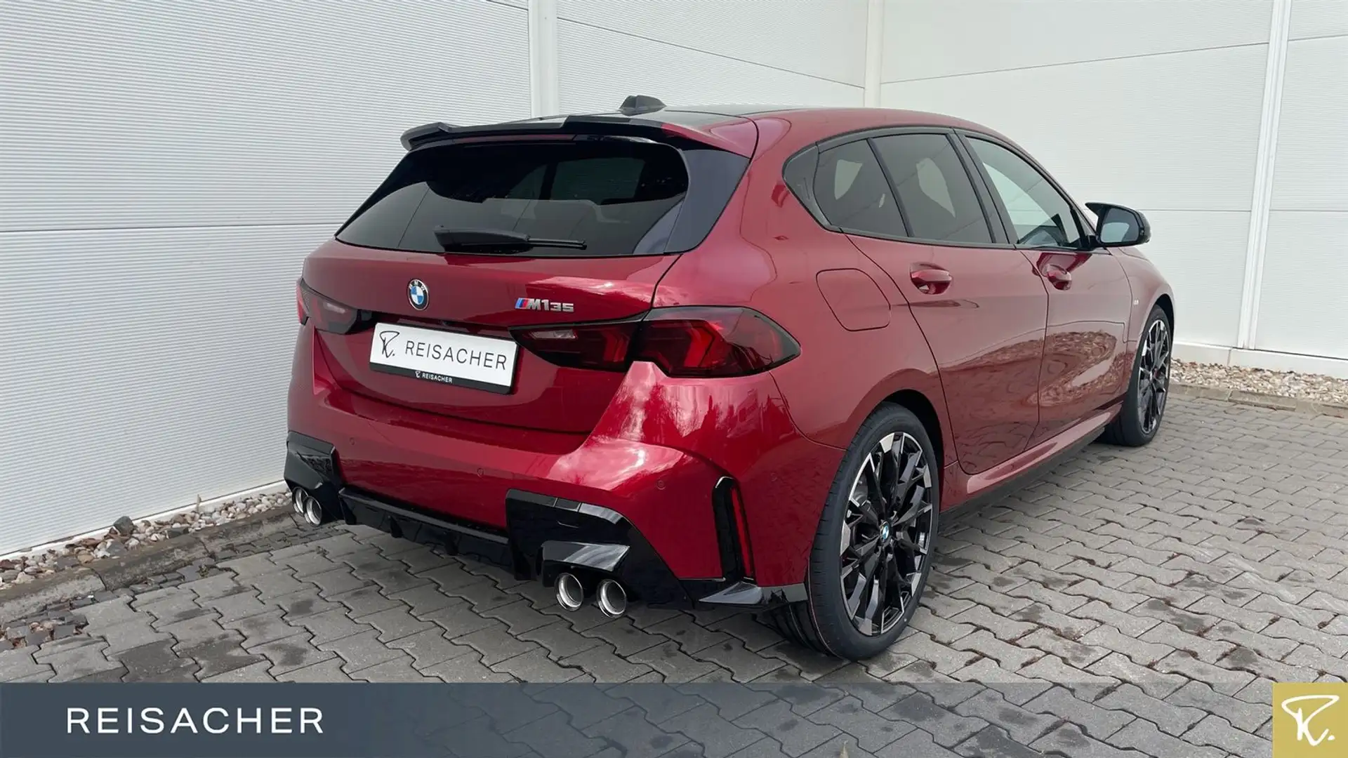 BMW 135 A xDrive M-Sport PRO,el.Sitz+Mem,Autom Rojo - 2