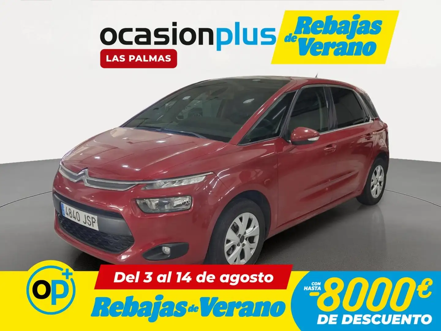 Citroen C4 Picasso 1.6BlueHDi S&S Live Edition 100 Rojo - 1
