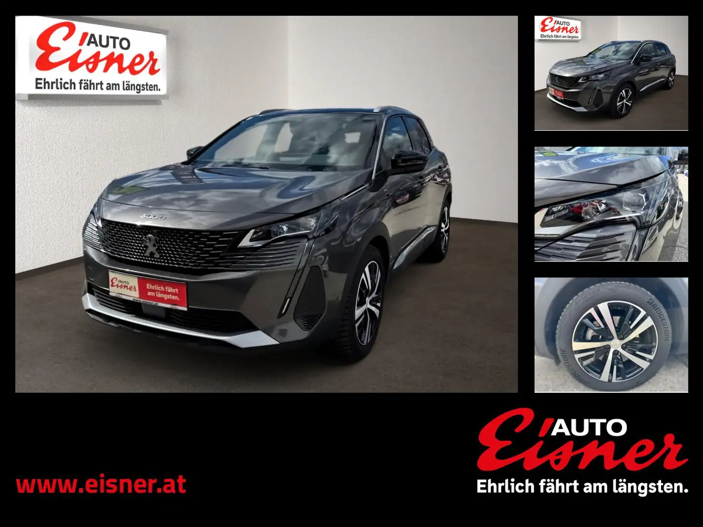 Peugeot 3008 SUV HYBRID 225 E-EAT8 GT Grau - 1