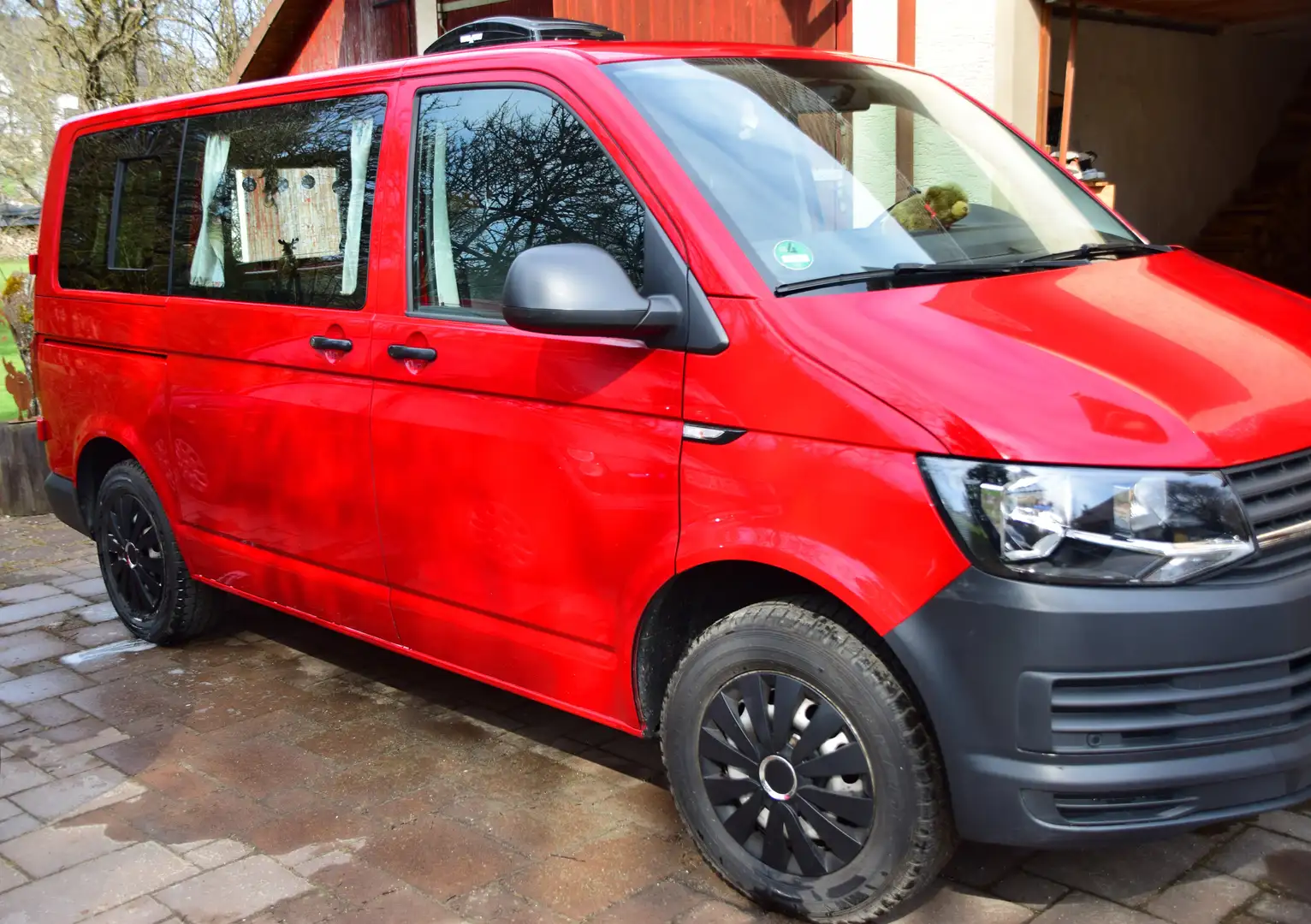 Volkswagen Bus Transporter Wohnmobilzulassung T6 Roşu - 2