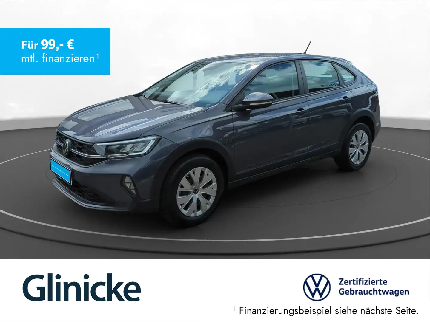 Volkswagen Taigo 1.0 TSI Klima SiHz PDC Gris - 1
