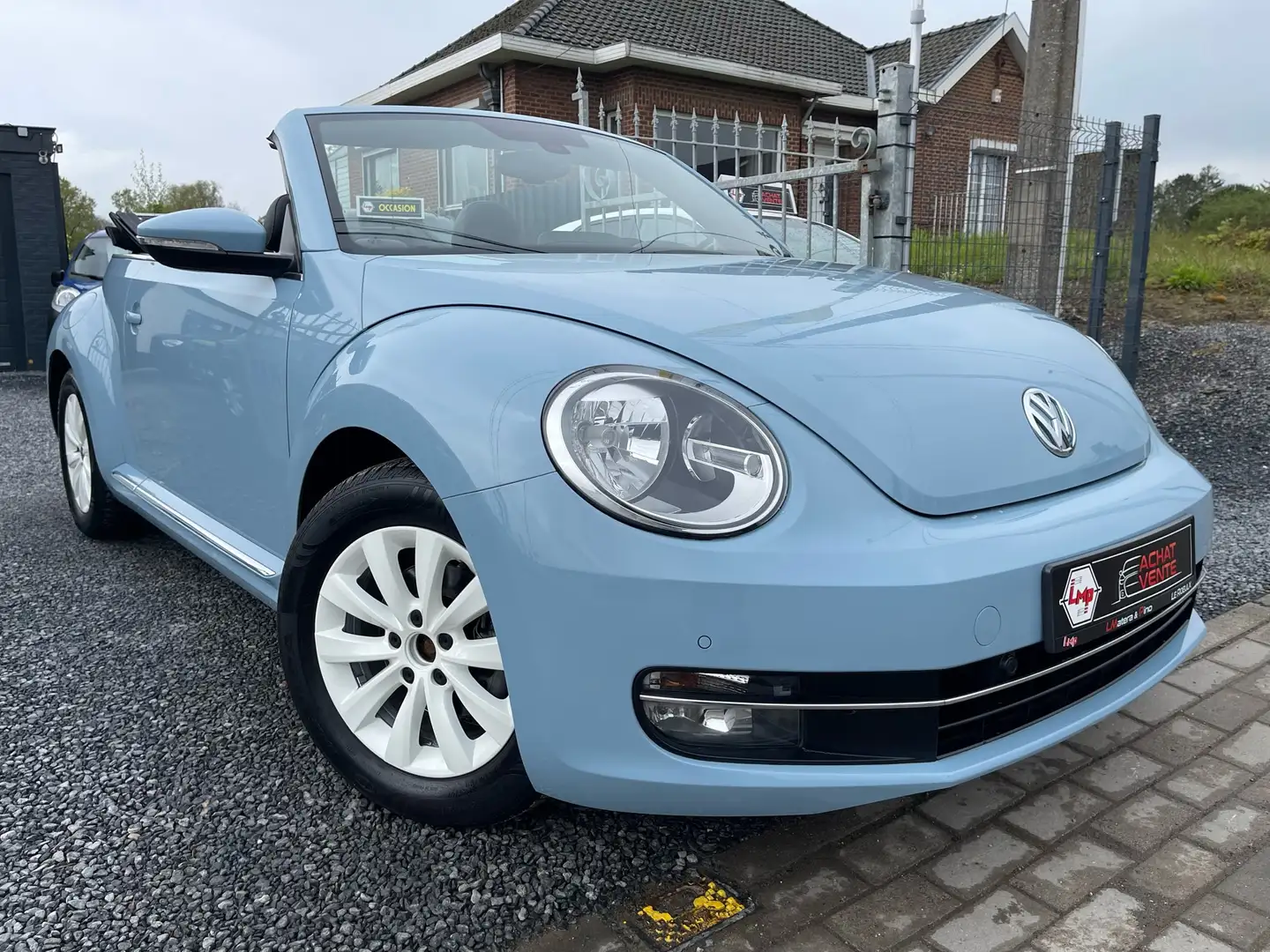 Volkswagen Beetle 1.2TSI -Cuir-Airco🔝51.763 km🔝 Bleu - 2