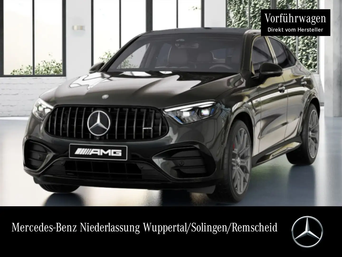 Mercedes-Benz GLC 63 AMG S Cp. Night Headup Chrom-P. PTS Gris - 1