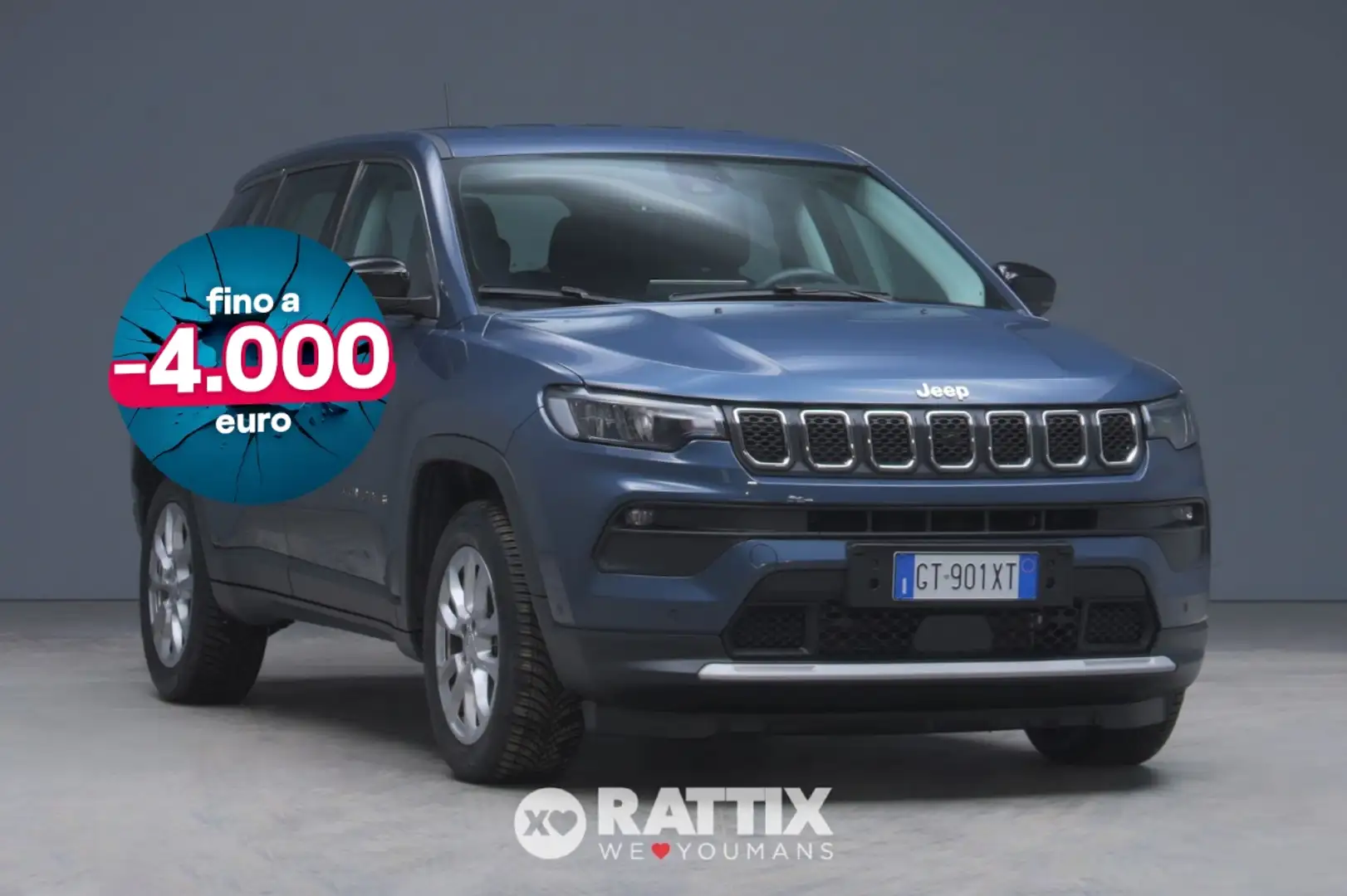 Jeep Compass 1.5 Turbo T4 Mhev 130CV Altitude DCT Blu/Azzurro - 1