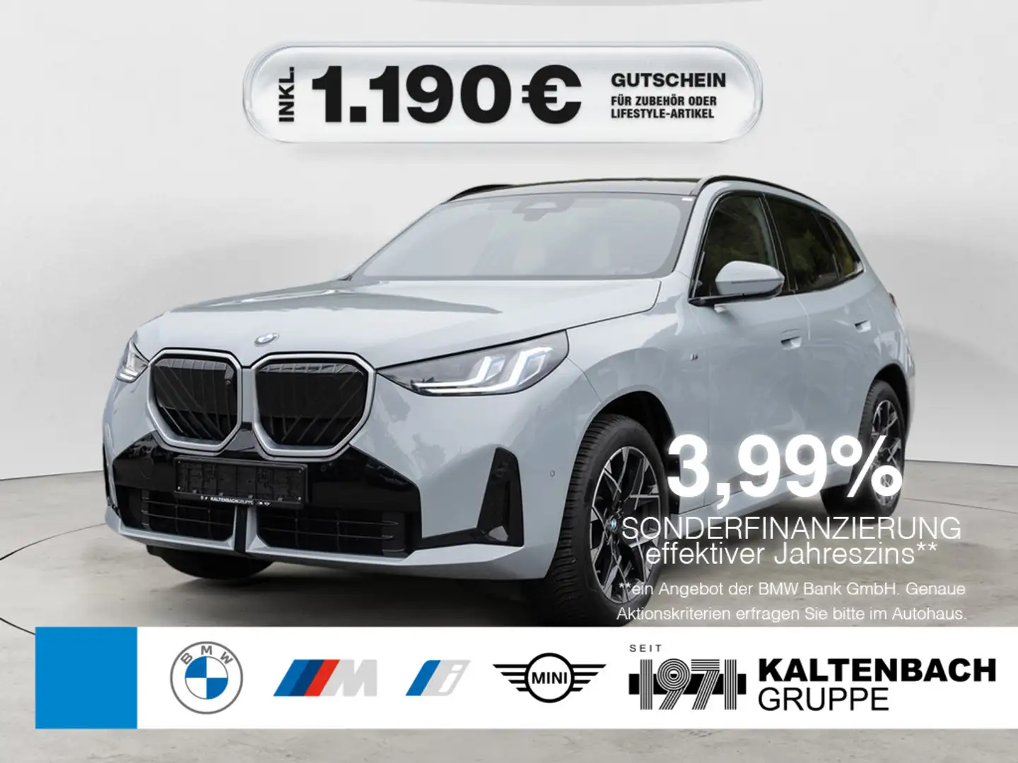 BMW X3 xDrive 20i M-Sport PANO AHK 360° H/K NAVI Grijs - 1