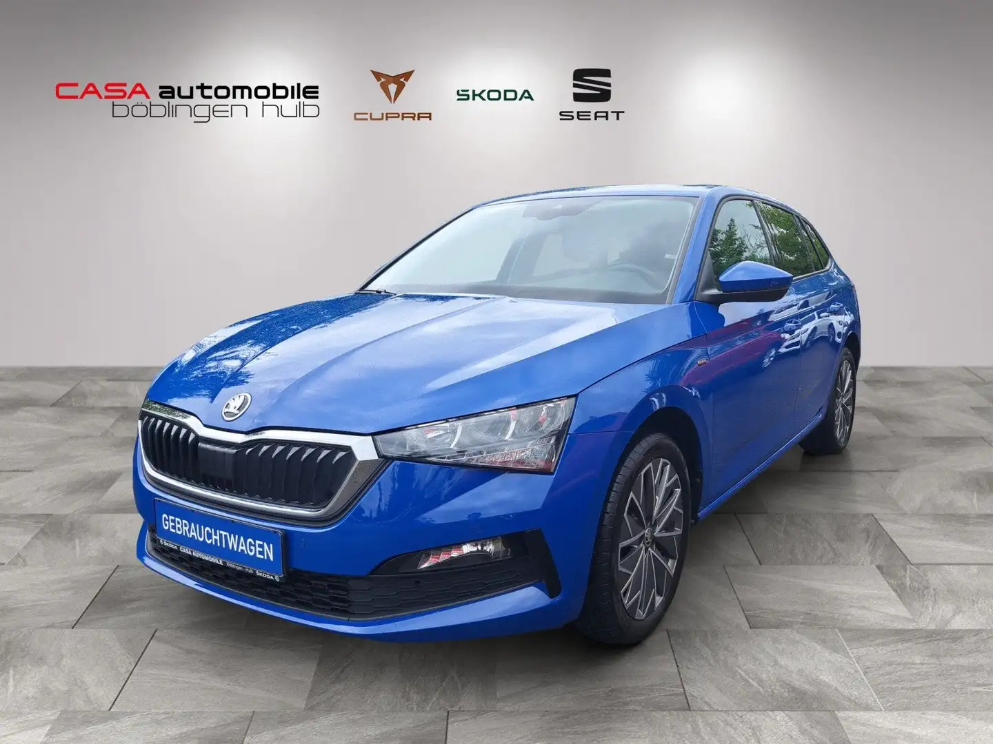 Skoda Scala Clever 1.0 TSI Klimaauto SHZ PDC Bleu - 1