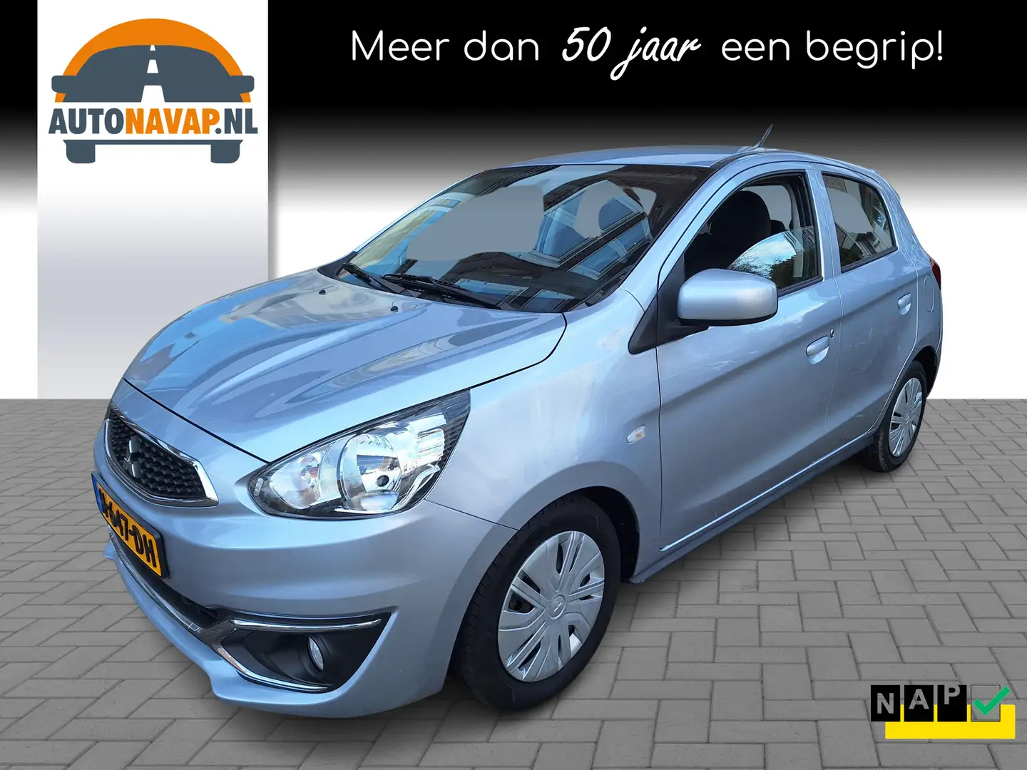 Mitsubishi Space Star 1.0 Cool Plus 5Drs /Airco/1e Eig/Garantie Grijs - 1