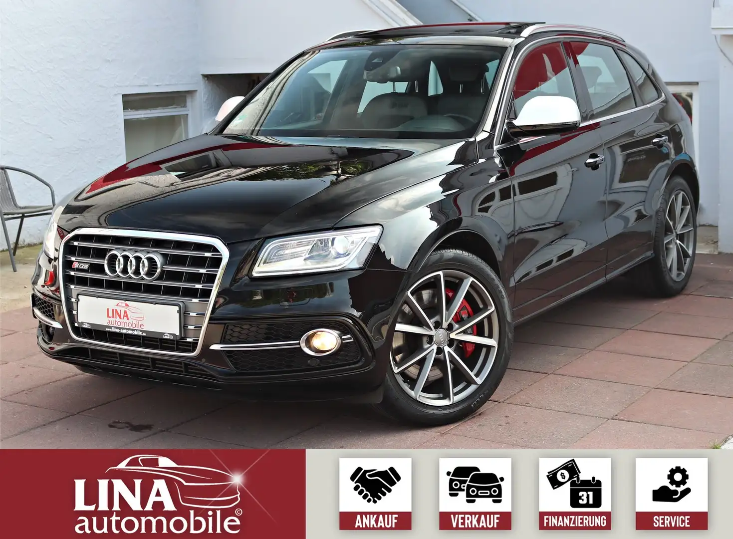 Audi SQ5 3.0 TDI Quat. 2.Hd*StandHzg*B&O*PANO*ACC*AHK Schwarz - 1