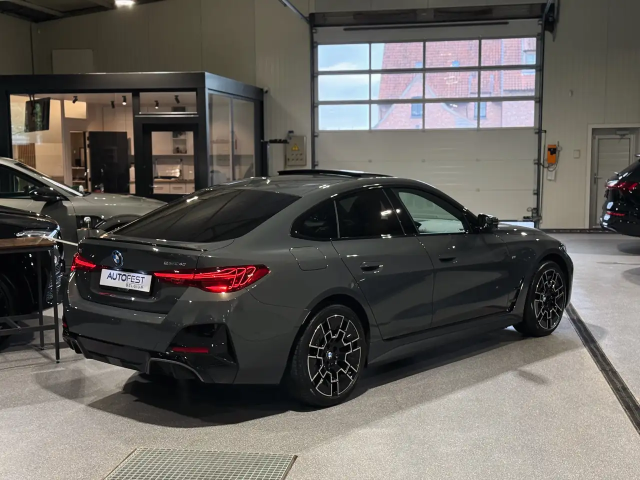 BMW i4 eDrive40 M-Sport PRO Dravitgrijs Facelift Garantie, миниатюра 27