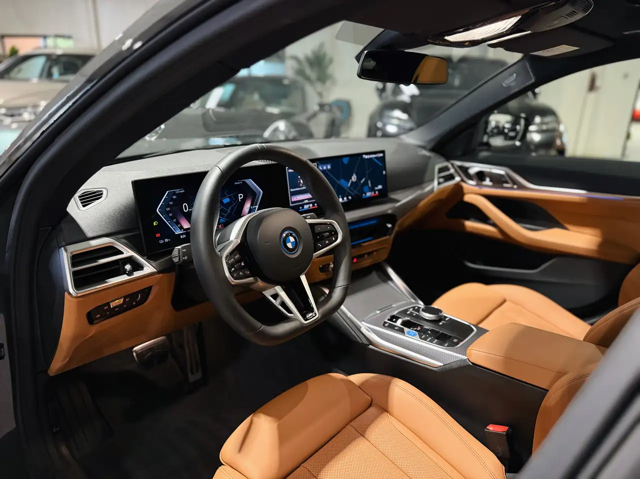 BMW i4 eDrive40 M-Sport PRO Dravitgrijs Facelift Garantie, миниатюра 2