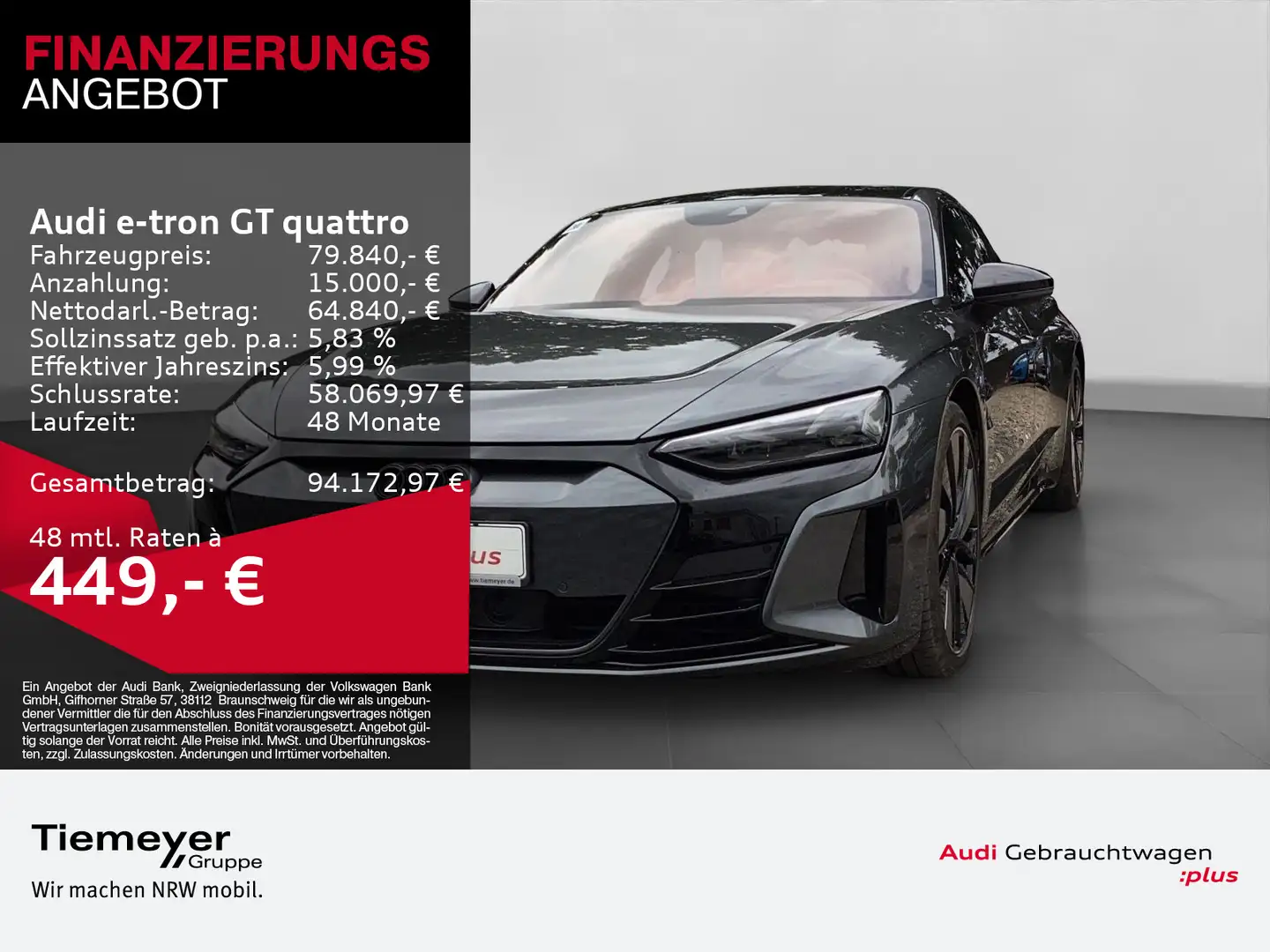 Audi e-tron GT e-tron GT Q LM21 BuO MATRIX PRIVACY Grau - 1