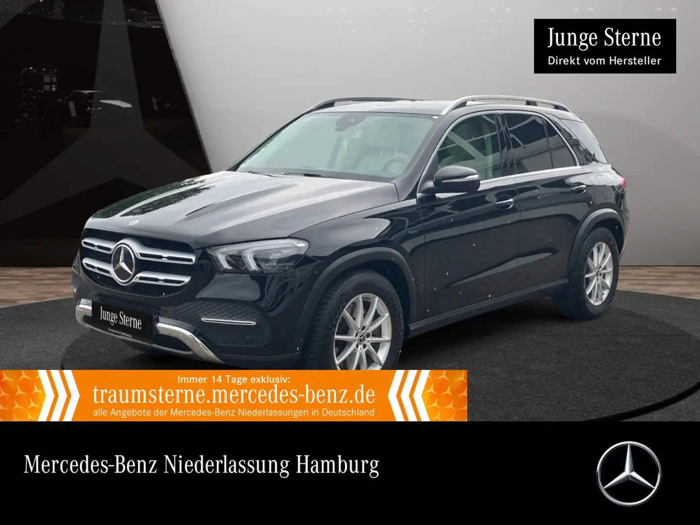 Mercedes-Benz GLE 350 de 4M PANO+LED+KAMERA+19"+SPUR+TOTW+9G Schwarz - 1