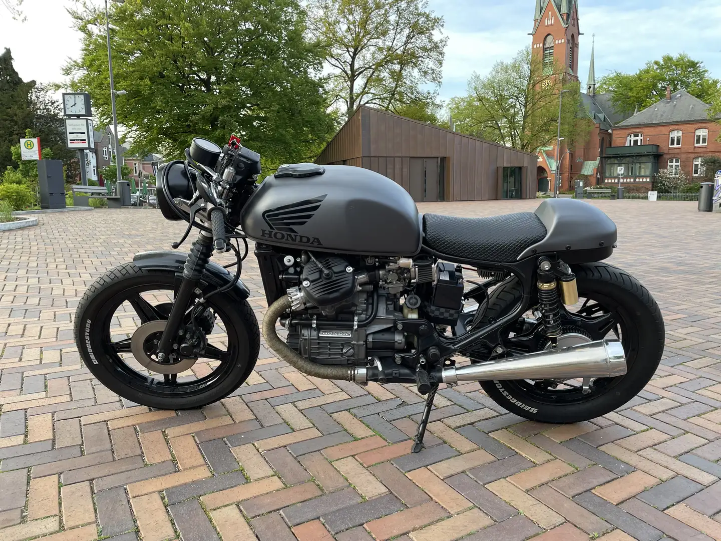 Honda CX 500 Custom built Cafè Racer Grigio - 2