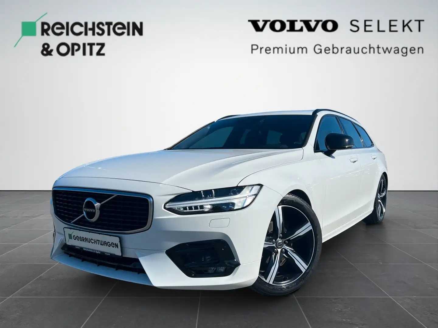 Volvo V90 D4 R-Design Geartronic Weiß - 1
