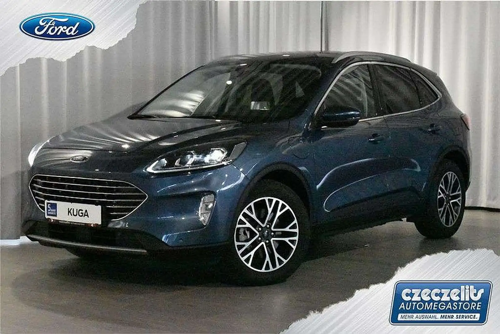 Ford Kuga Titanium Plug-In Hybrid Blau - 1