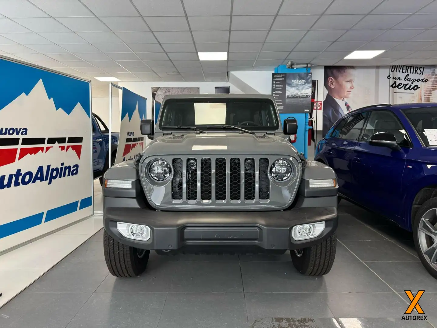 Jeep Wrangler Unlimited 2.0 PHEV ATX 4xe Sahara Grigio - 2