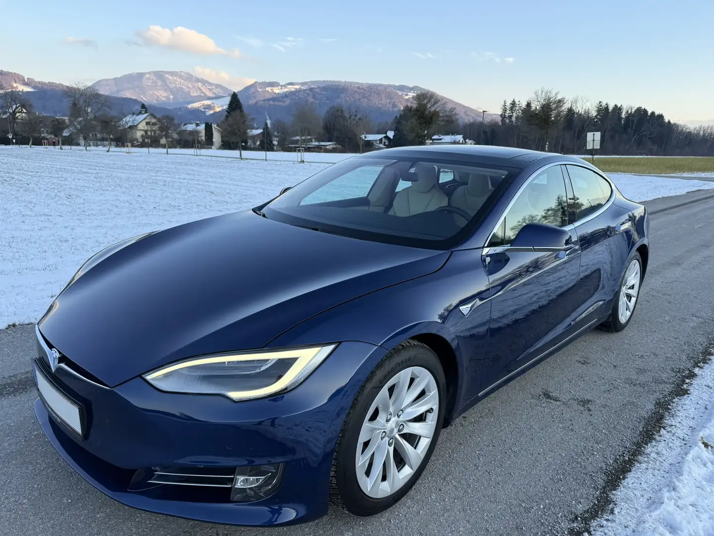 Tesla Model S Model S 100D 100kWh (mit Batterie) Blau - 2