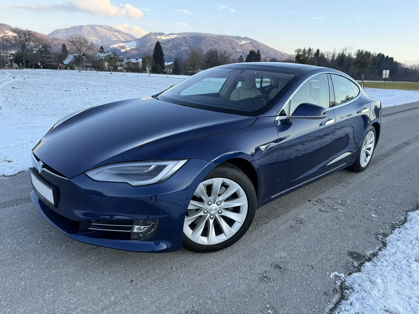 Tesla Model S Model S 100D 100kWh (mit Batterie) Blau - 1