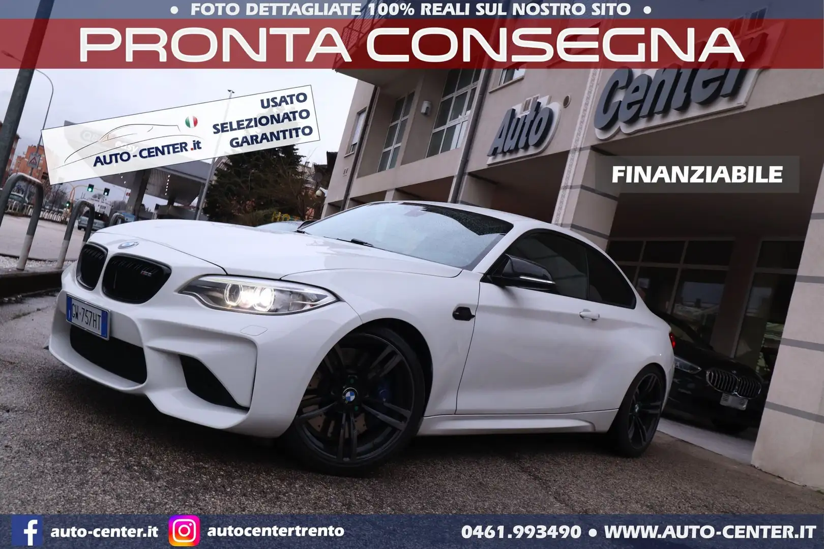 BMW M2 M2 Coupé 3.0 MANUALE *Originale Bianco - 1