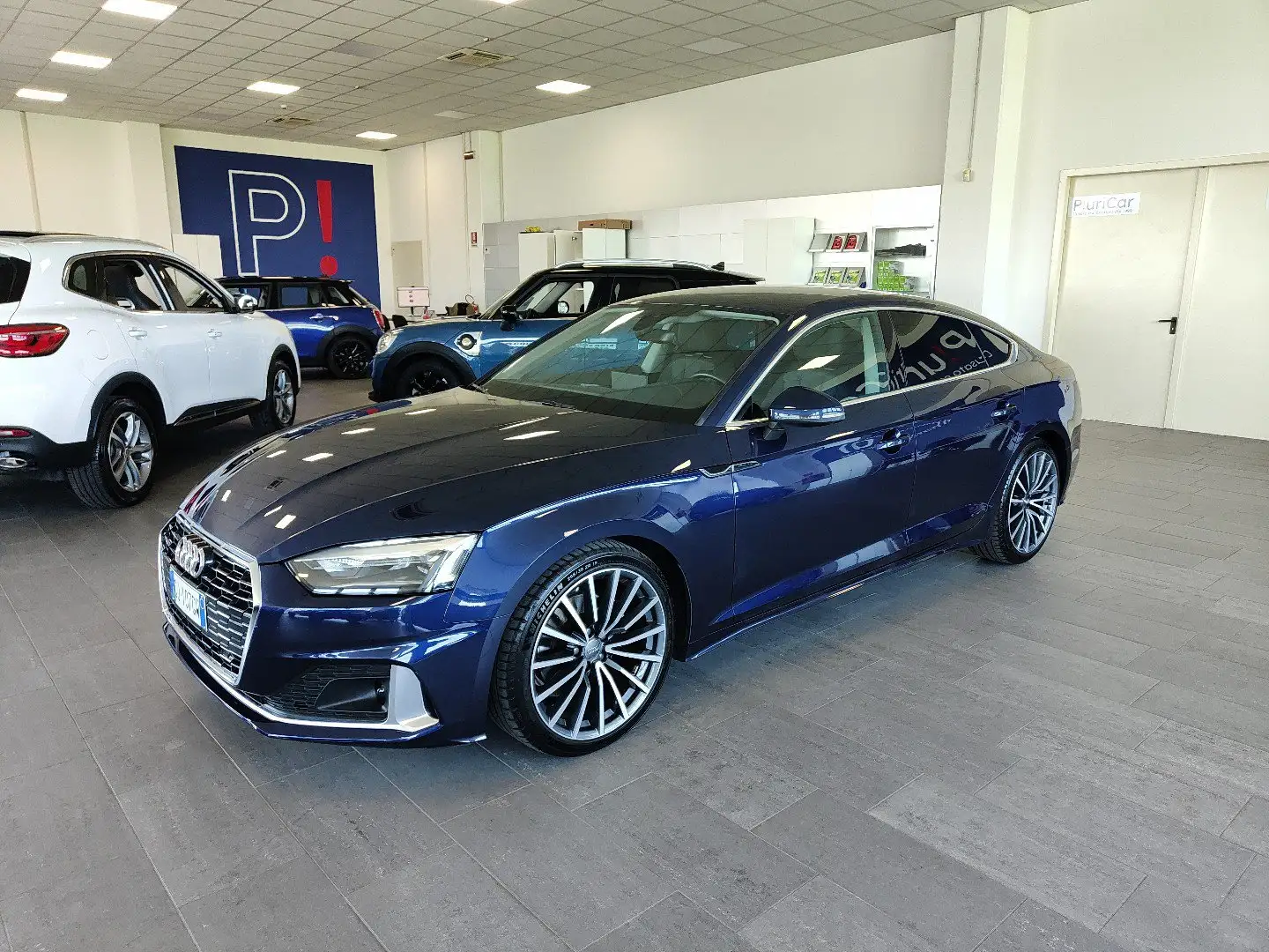 Audi A5 SPB 35 TDI S tronic Cruise Clima FariLED Cerchi19 Blau - 1