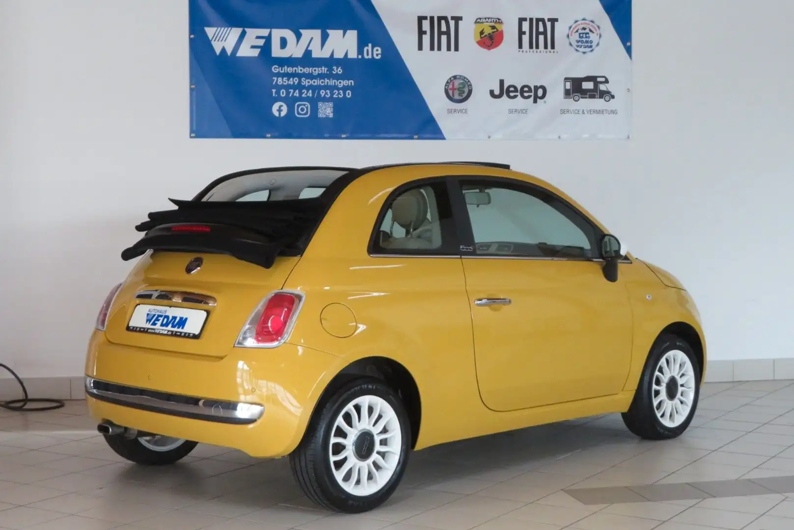 Fiat 500C 1.2 8V Happy Birthday Sole Gelb - 2