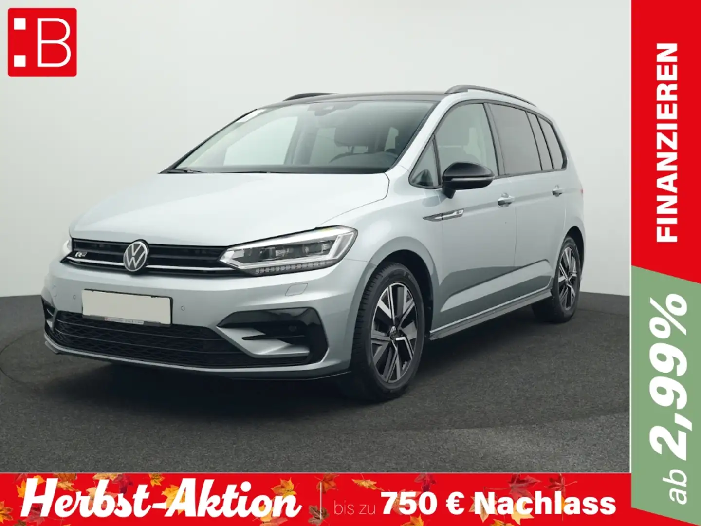 Volkswagen Touran 1.5 TSI DSG Highline R-Line BLACK-STYLE KAMERA NAV Silber - 1