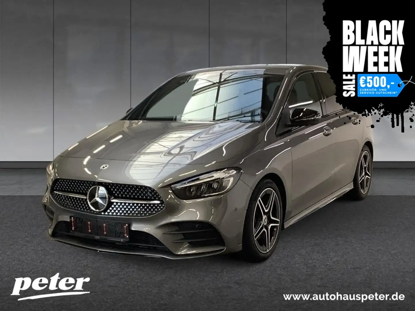 Mercedes-Benz B 220 4MATIC AMG+18"+NIGHT+LED+360°-KAMERA Grau - 1