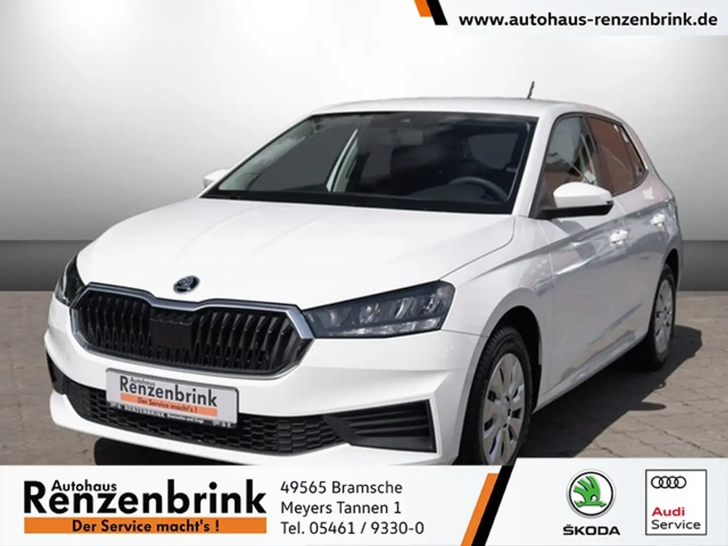 Skoda Fabia 1.0 MPI Active LED+KLIMA+LANE-ASSIST Weiß - 1