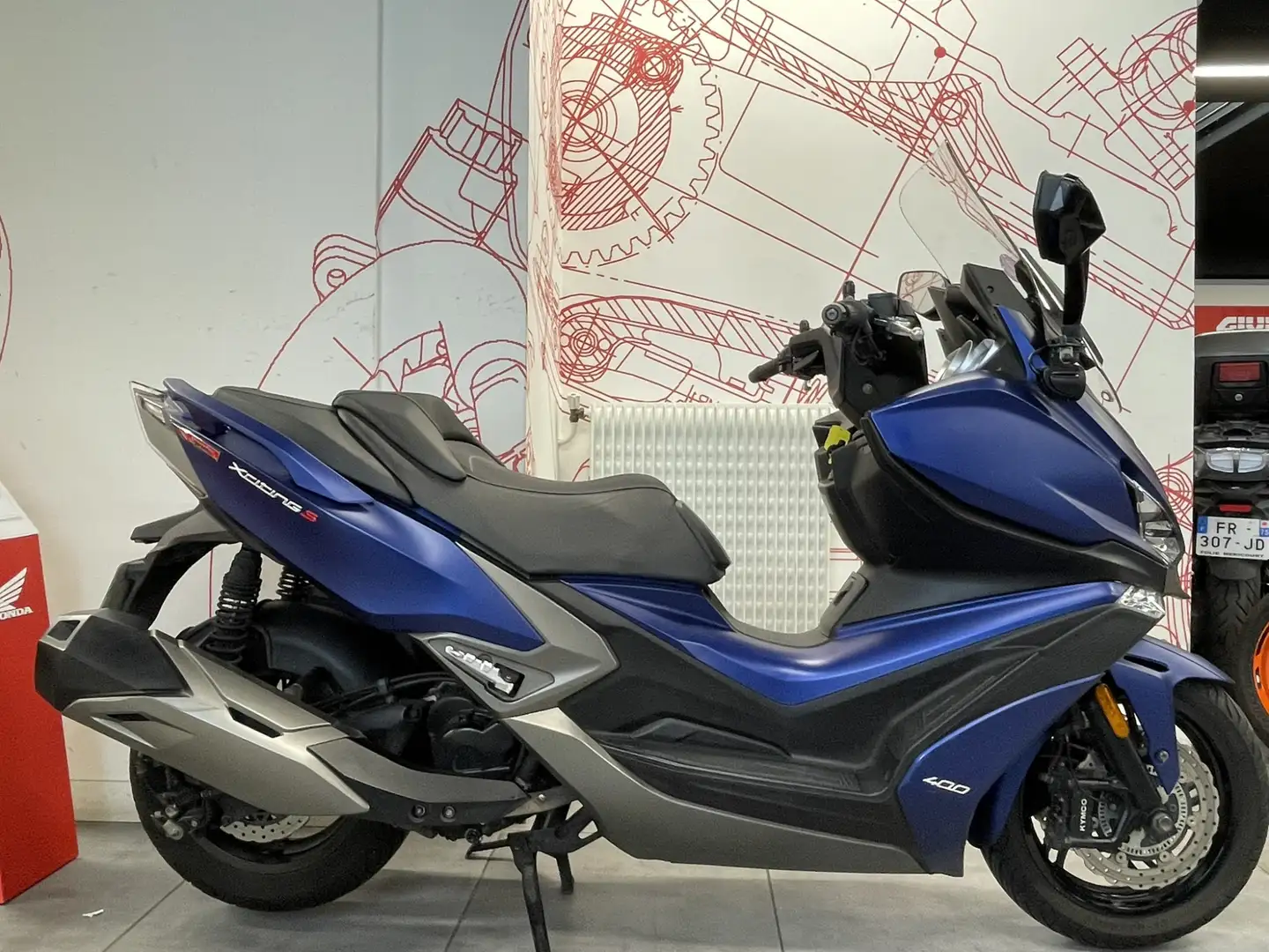 Kymco Xciting 400i Albastru - 1
