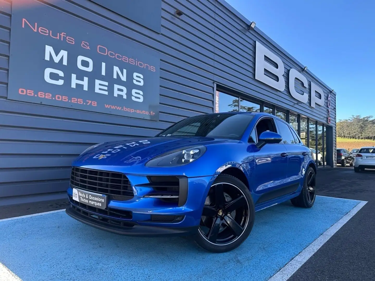 Porsche Macan (95B) 3.0 V6 354CH S PDK EURO6D-T EVAP ISC Bleu - 1