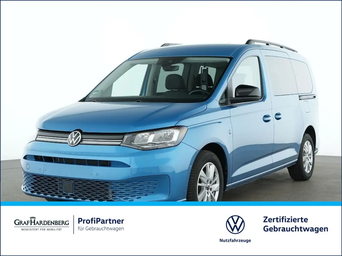 Volkswagen Caddy Maxi 2.0 TDI DSG Life Navi ACC DAB+ Blauw - 1