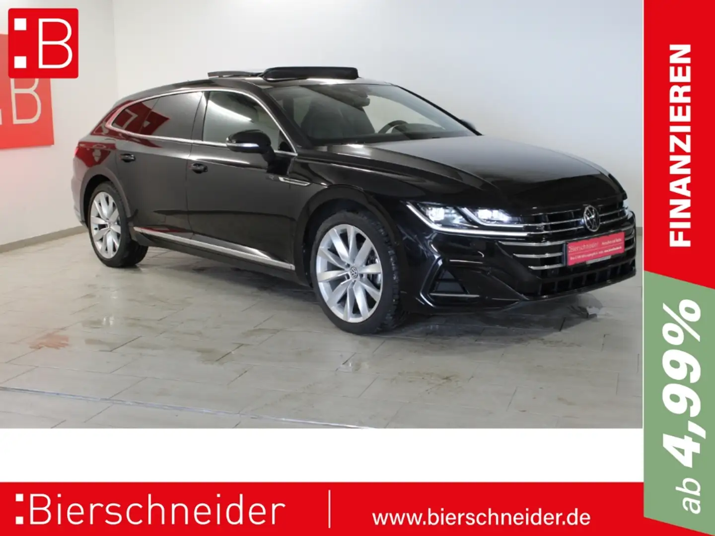 Volkswagen Arteon SB 1.4 TSI DSG e-Hybrid R-Line 19 PANO AHK Schwarz - 1