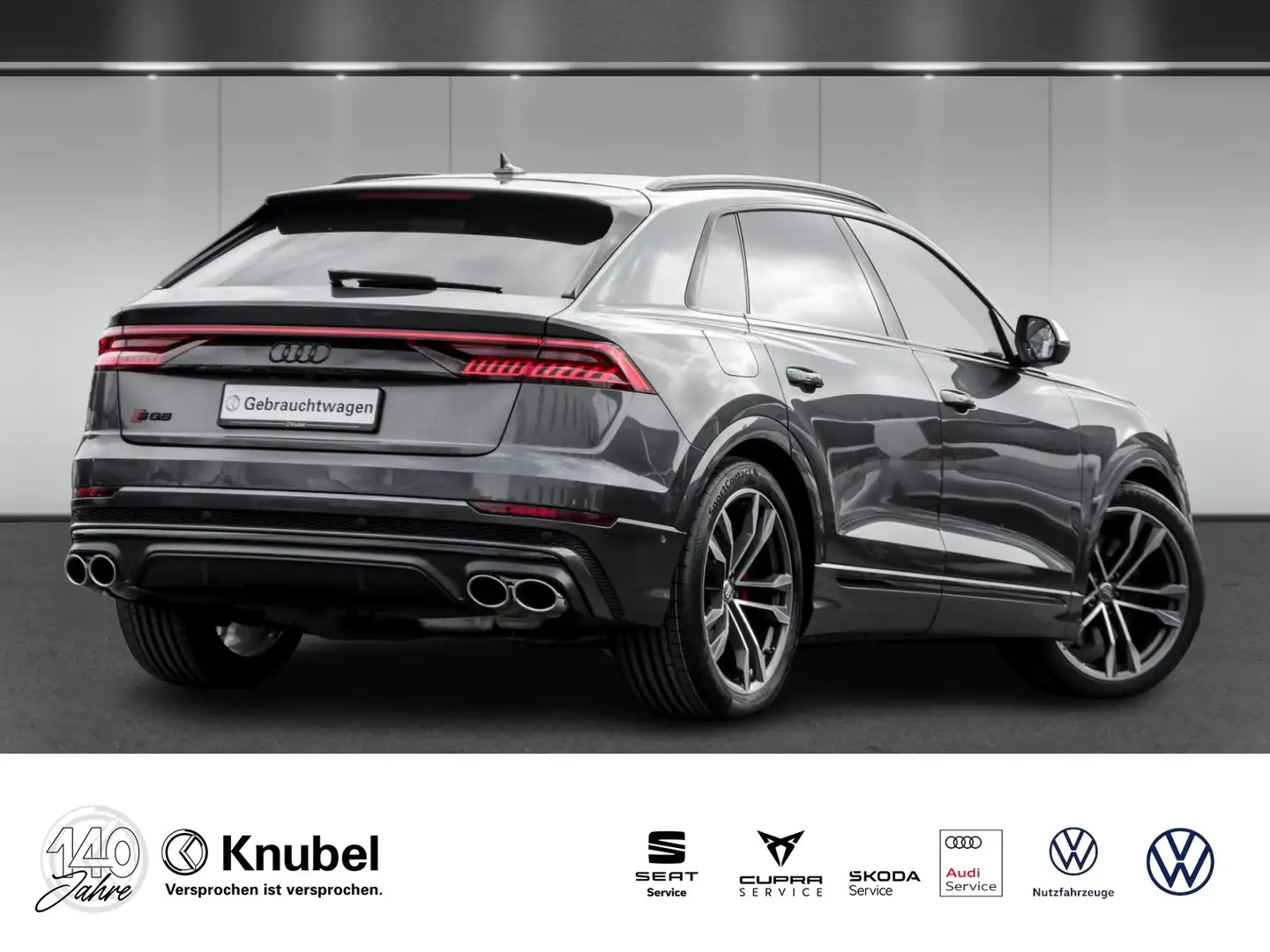 Audi SQ8 4.0 TDI Allradl. Pano HDMatrix B&O Standh. Tour... Šedá - 2