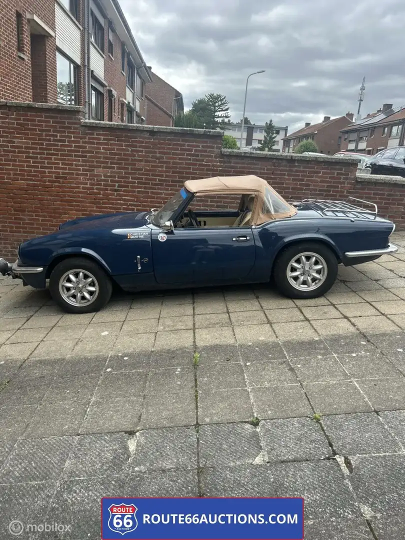 Triumph Spitfire 1500 cabriolet | Route 66 Auctions Blauw - 1