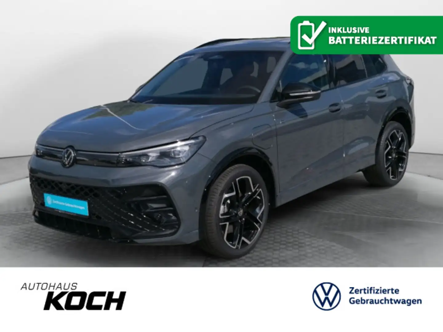 Volkswagen Tiguan eHybrid 200KW R-Line DSG Leder Pano AHK N Grijs - 1