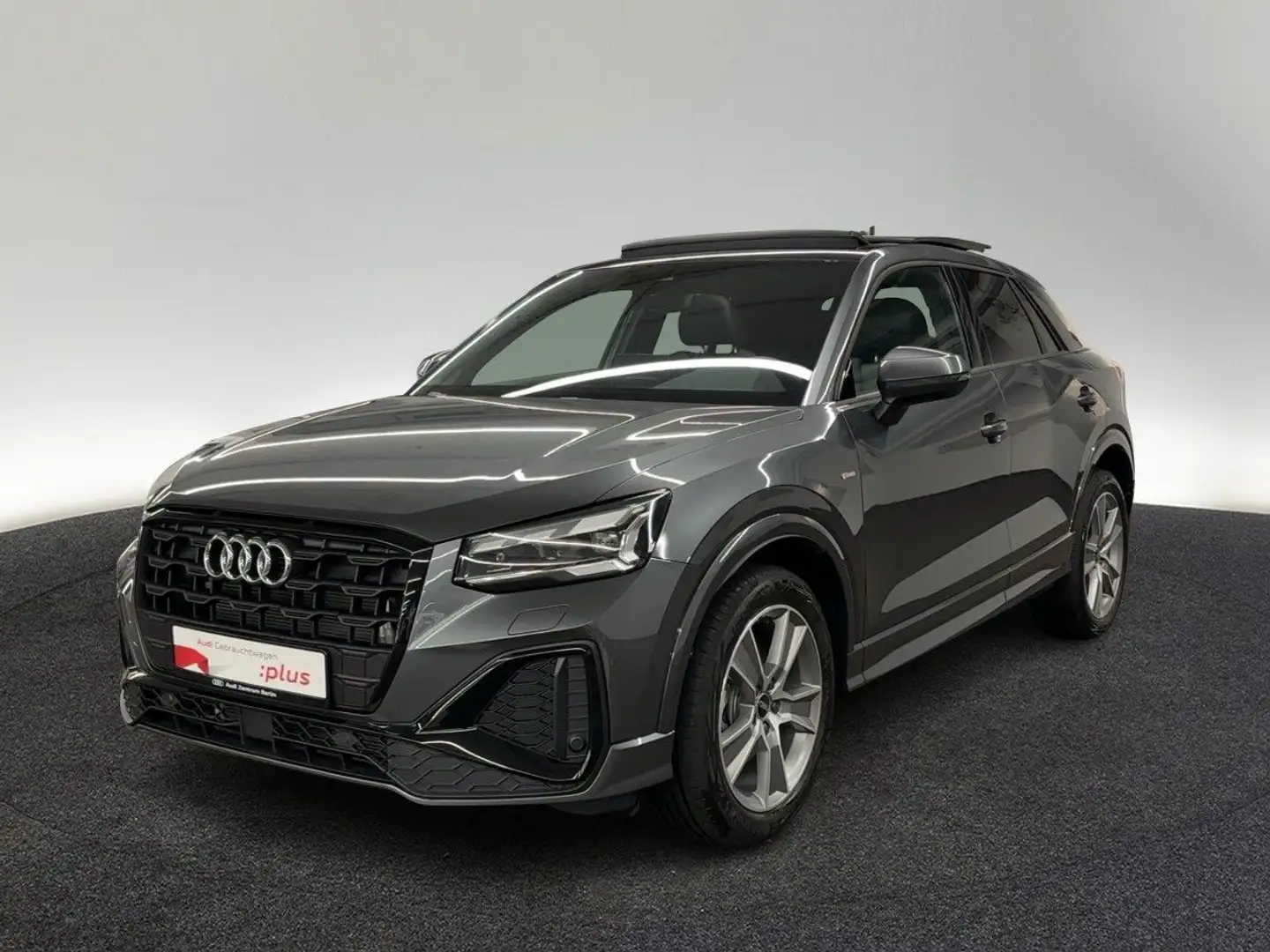 Audi Q2 S line 35 TDI S tr. AHK SITZHZG PDC MATRIX Grijs - 2