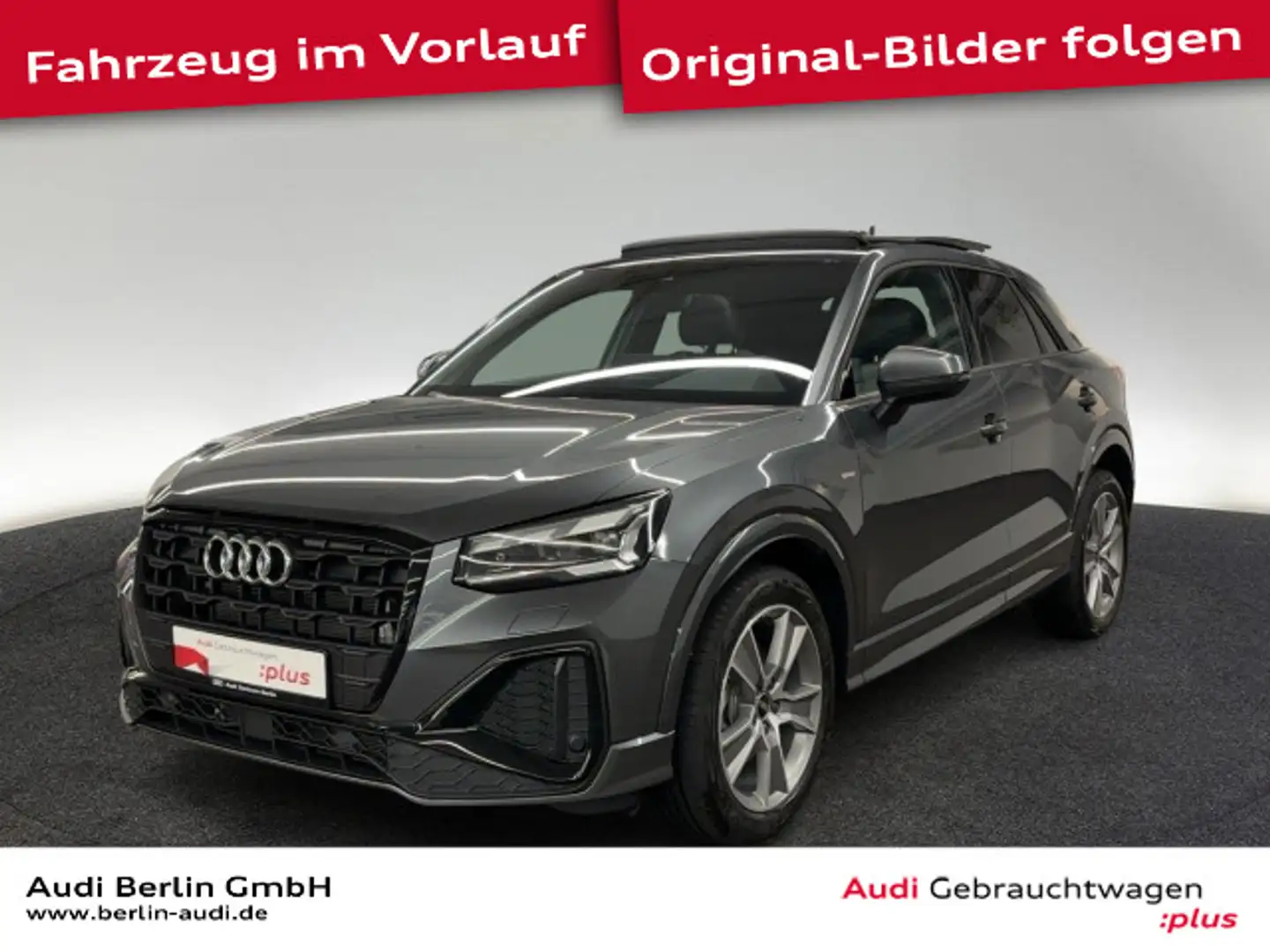 Audi Q2 S line 35 TDI S tr. AHK SITZHZG PDC MATRIX Grijs - 1