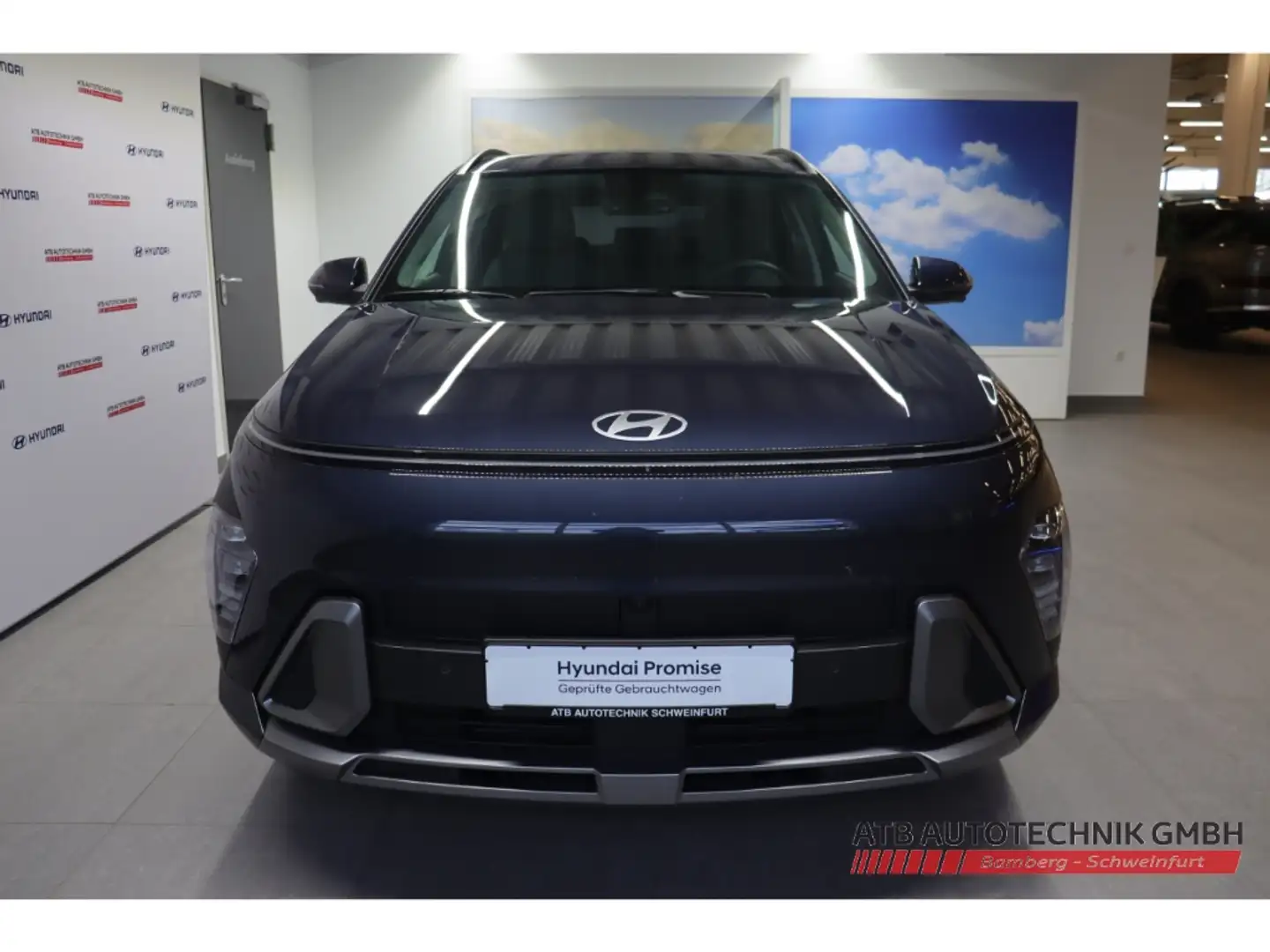 Hyundai KONA Prime 1.6 Hybrid GDI DCT AHK-abnehmbar Navi Leder Niebieski - 2