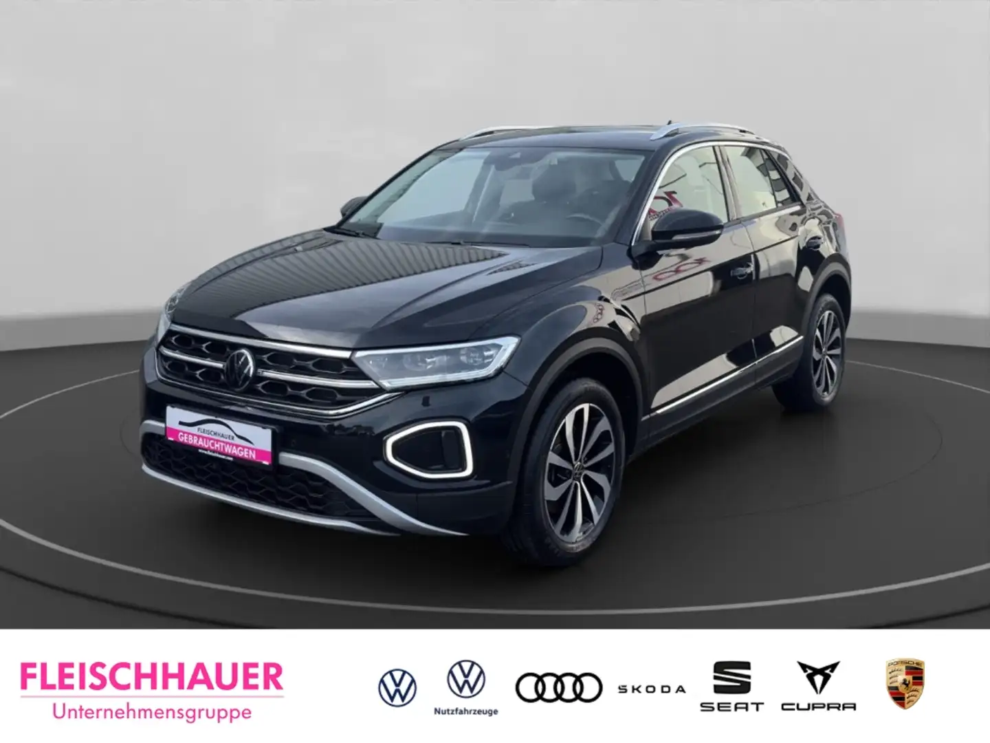 Volkswagen T-Roc Style 1.5 TSI Leder+Navi+IQ-Light+CarPlay+beats Schwarz - 1