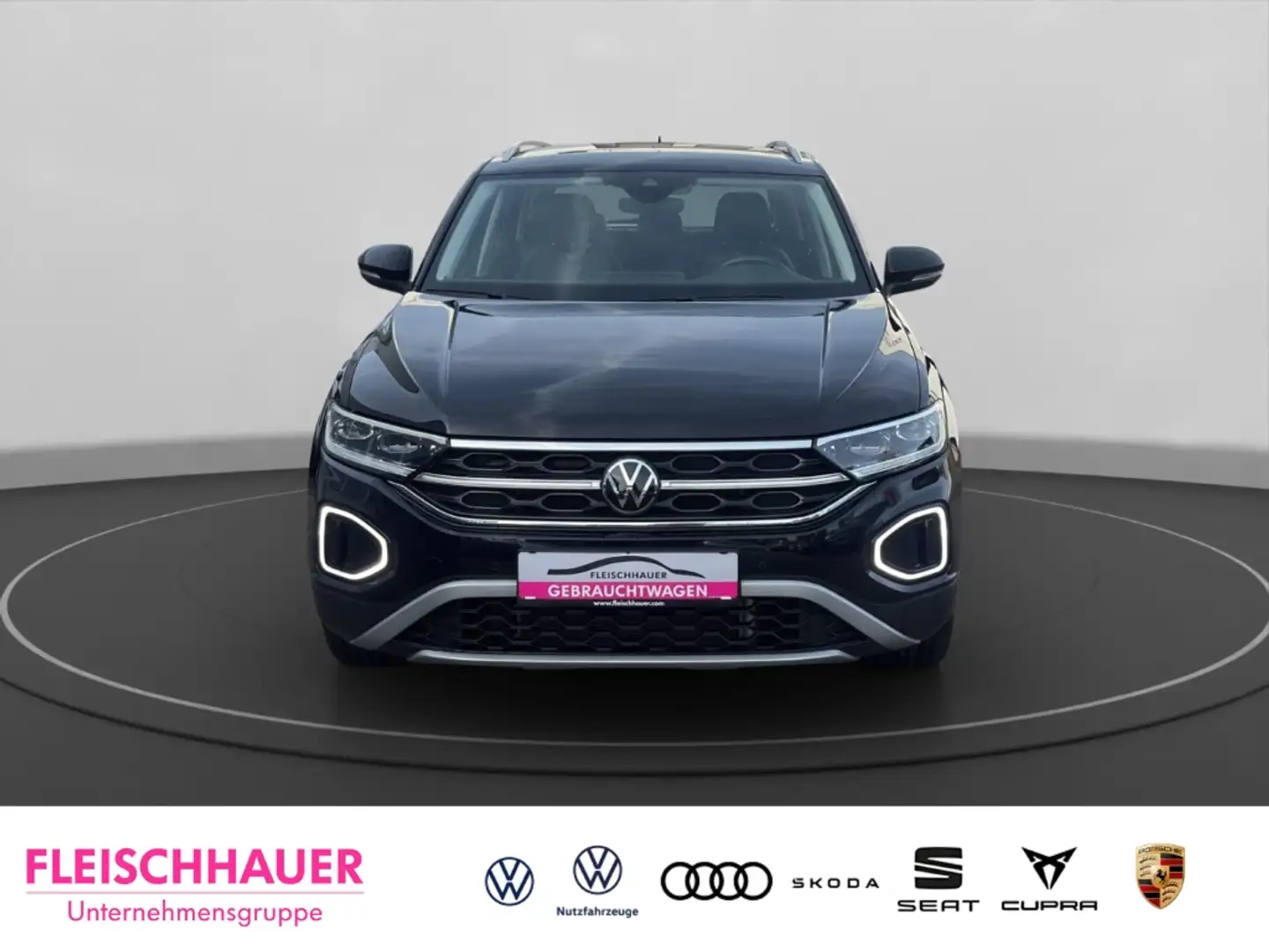 Volkswagen T-Roc Style 1.5 TSI Leder+Navi+IQ-Light+CarPlay+beats Schwarz - 2