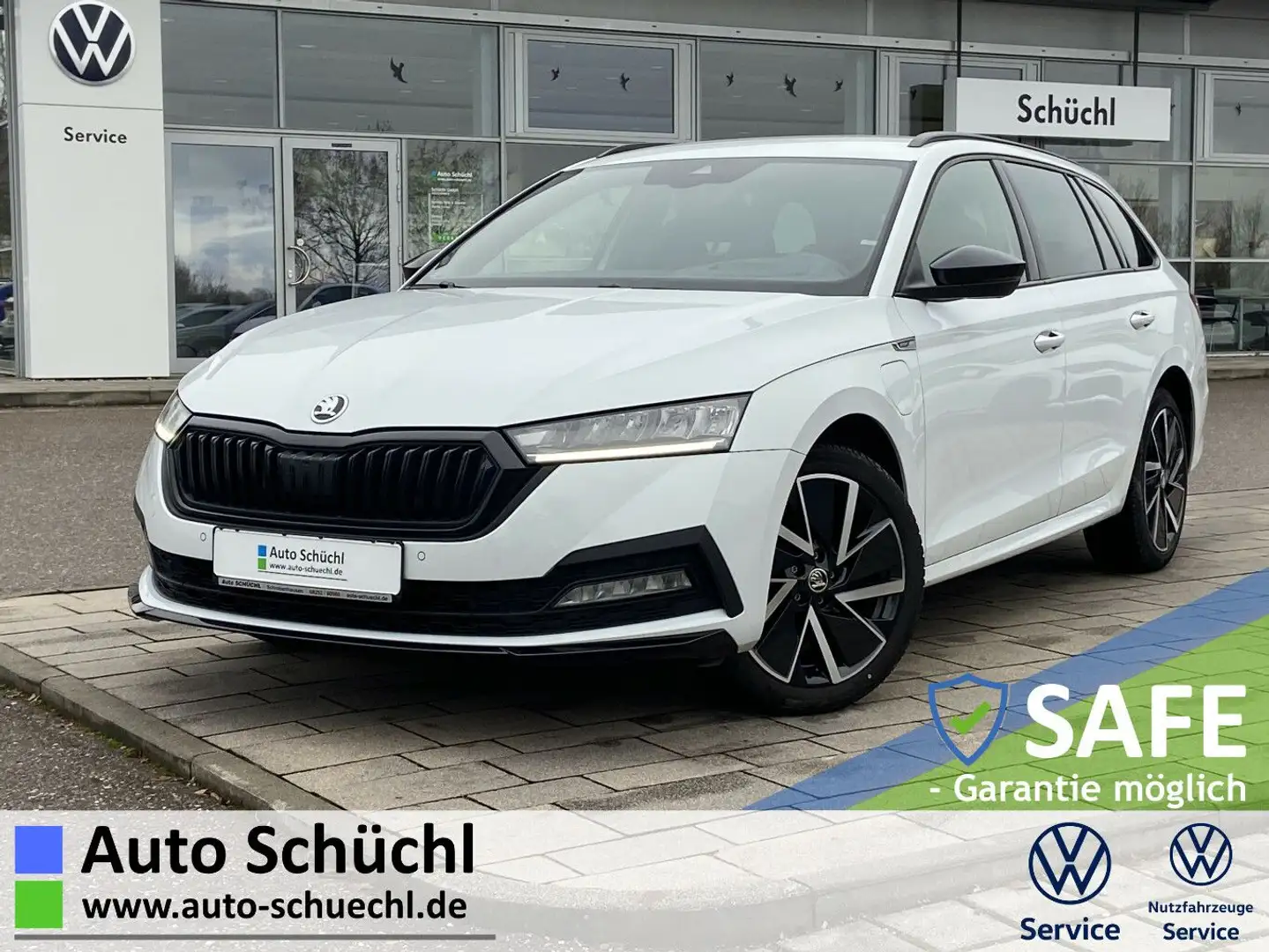 Skoda Octavia Combi iV 1.4 TSI DSG SPORTLINE 18"+NAVI- Weiß - 1